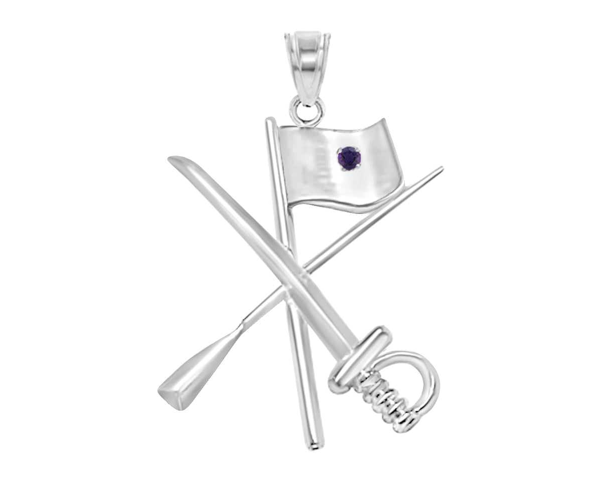 Color Guard Flag Rifle Sabre Charm | Winter Guard - Color Guard Gifts