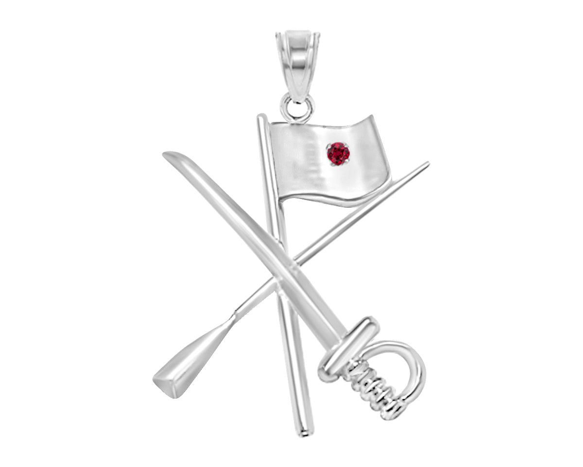 Color Guard Flag Rifle Sabre Charm | Winter Guard - Color Guard Gifts