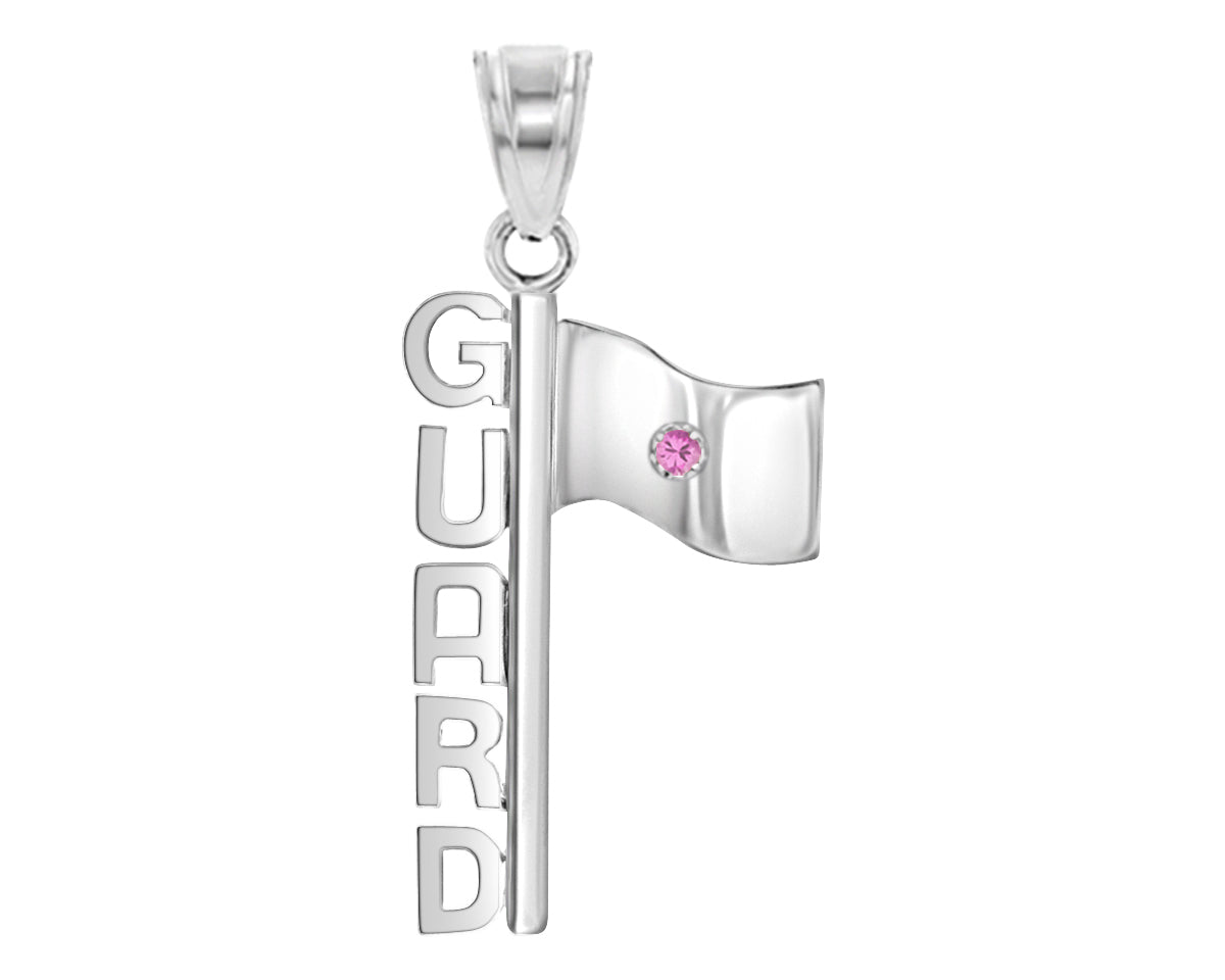 Color Guard Flag Charm - Color Guard Gifts