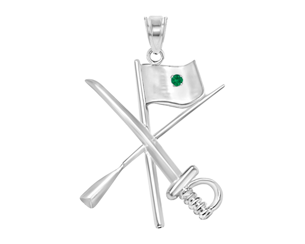 Color Guard Flag Rifle Saber Charm for Winter Guard Jewelry & Gifts - Color Guard Gifts