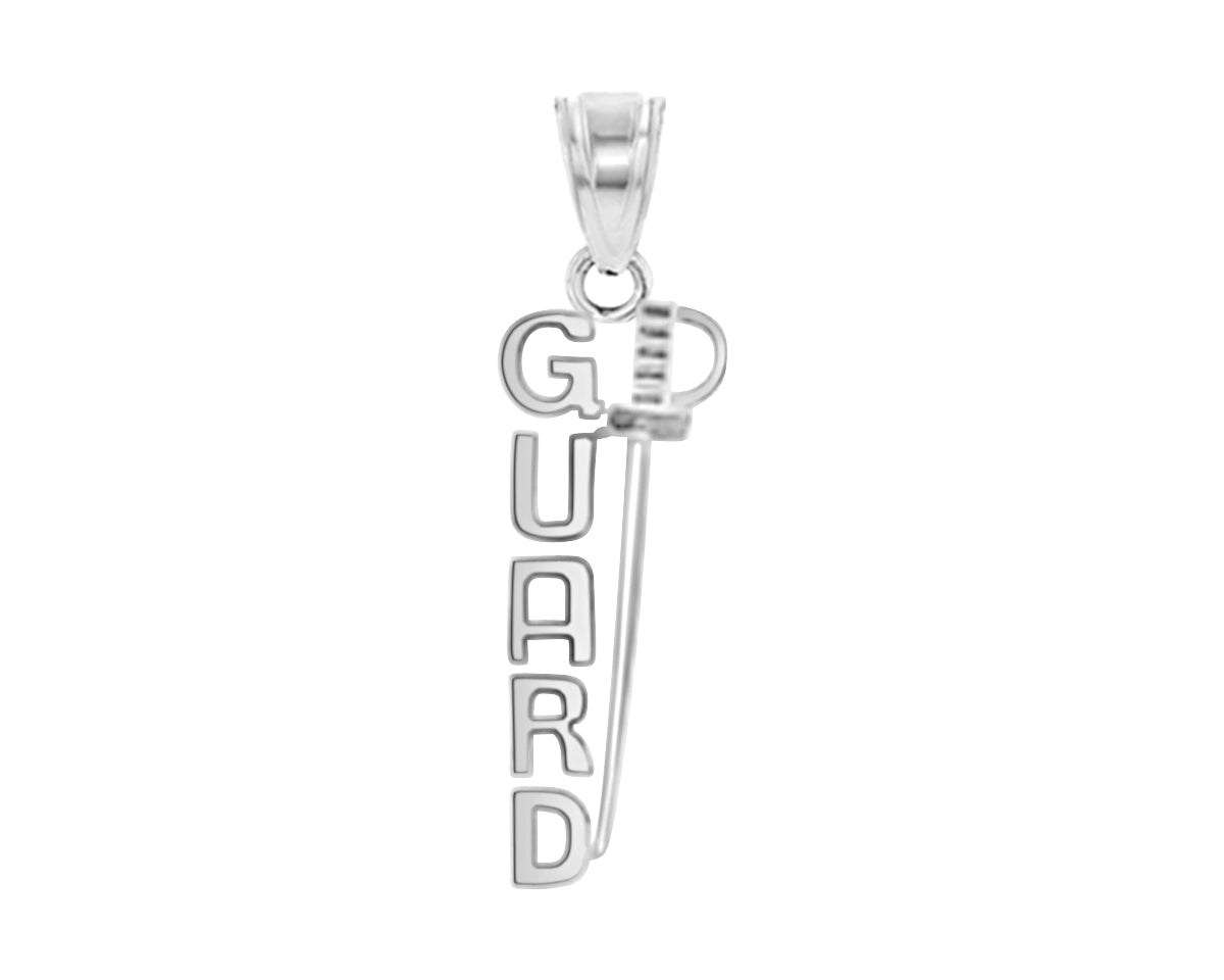 Color Guard Sabre Charm | Sterling Silver - Color Guard Gifts