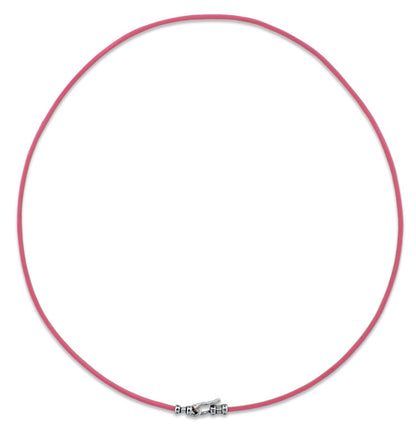 Sterling Silver Necklaces | Pink or Black Cord | ColorGuardGifts.com - Color Guard Gifts