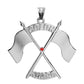 Color Guard Double Flag Charm | Sterling Silver - ColorGuard Gifts - 4