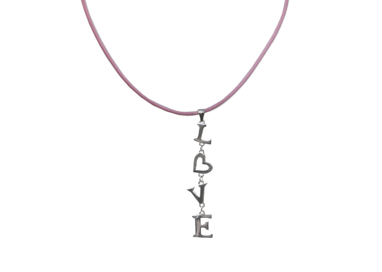Falling in Love Charm Necklace | Sterling Silver - ColorGuard Gifts - 4