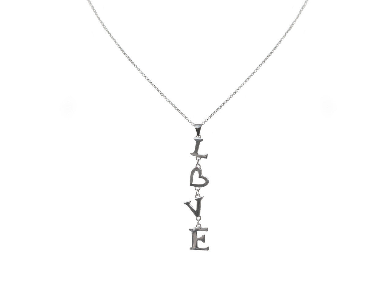 Falling in Love Charm Necklace | Sterling Silver - ColorGuard Gifts - 3